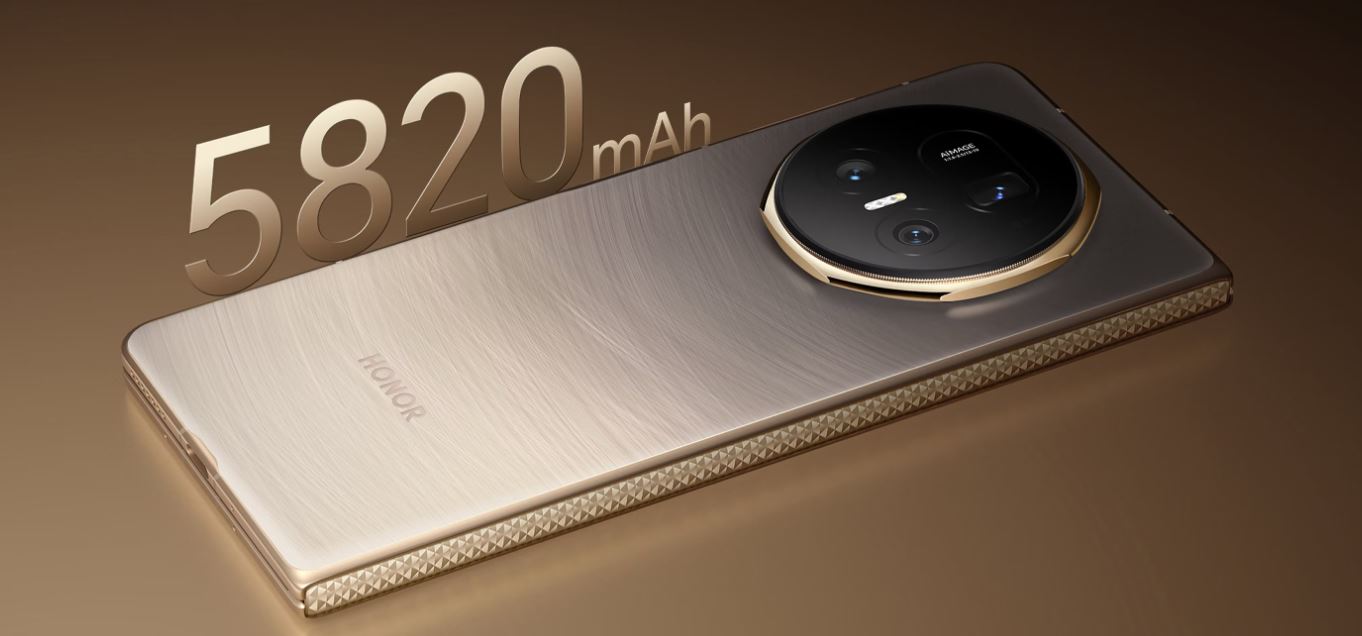 Honor Magic V5 được trang bị viên pin 5.820 mAh