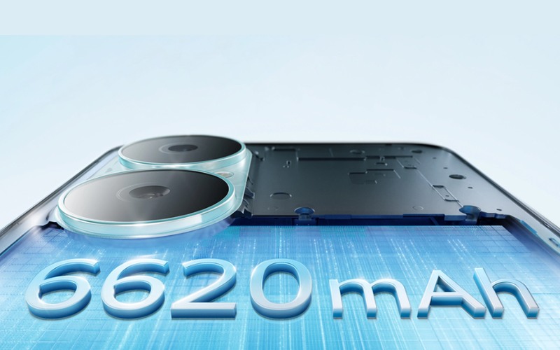 Dung lượng pin khủng 6620 mAh 