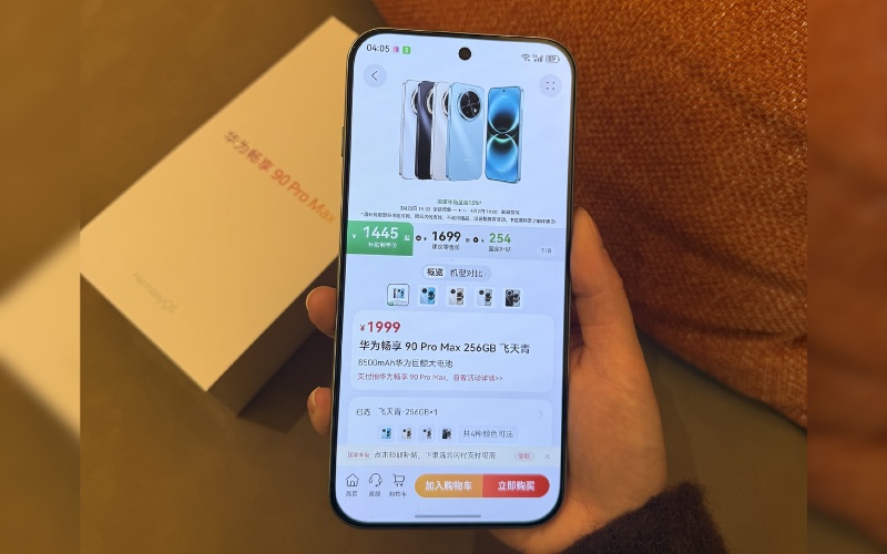 Màn hình OLED 4000 nits sáng rực rỡ