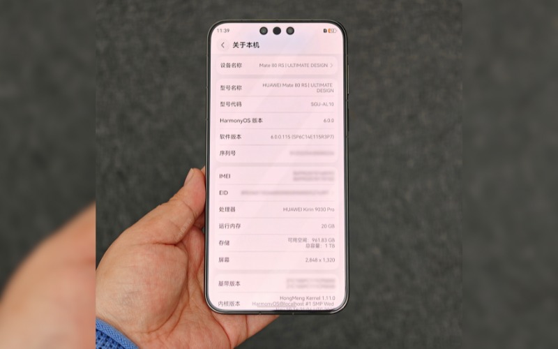 Hiệu năng khủng với Kirin 9030 Pro và 20GB RAM