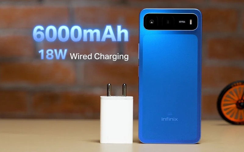 Pin 6000mAh và sạc 18W