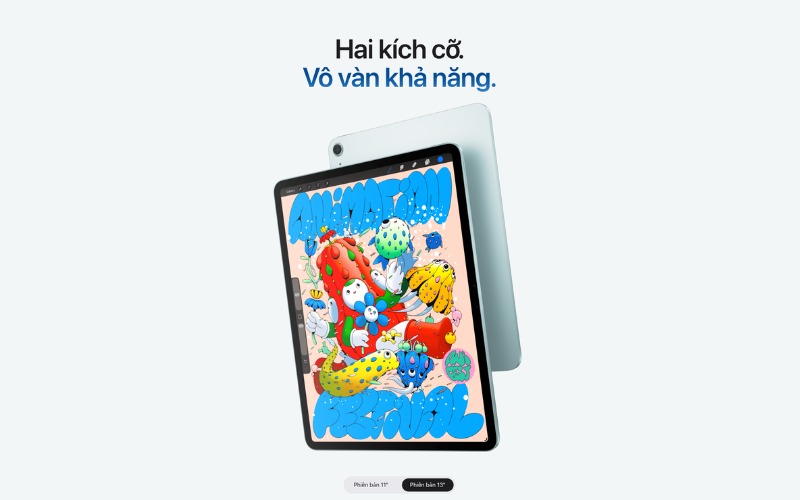 Màn hình Liquid Retina hiển thị sắc nét