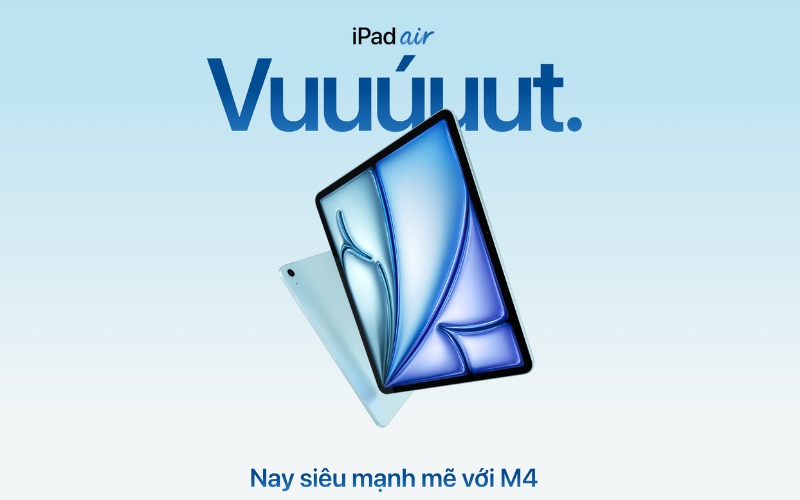 iPad Air M4 11 inch 5G 128GB ra mắt