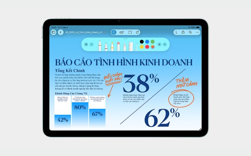 iPad Air M4 11 inch 5G 256GB ra mắt