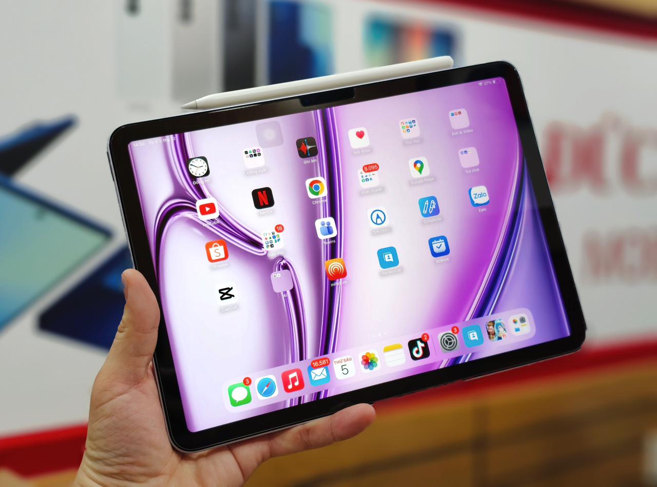 khả năng hiển thị của iPad Air 11 inch M3 cực tốt