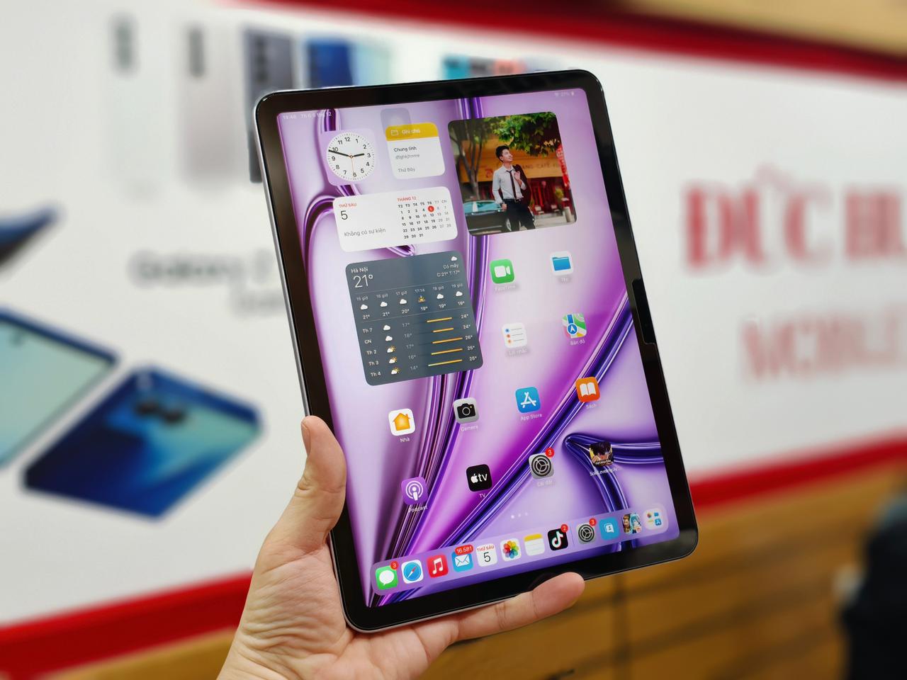 iPad Air 11 inch M3 Wifi 128GB 2025 có pin bền bỉ