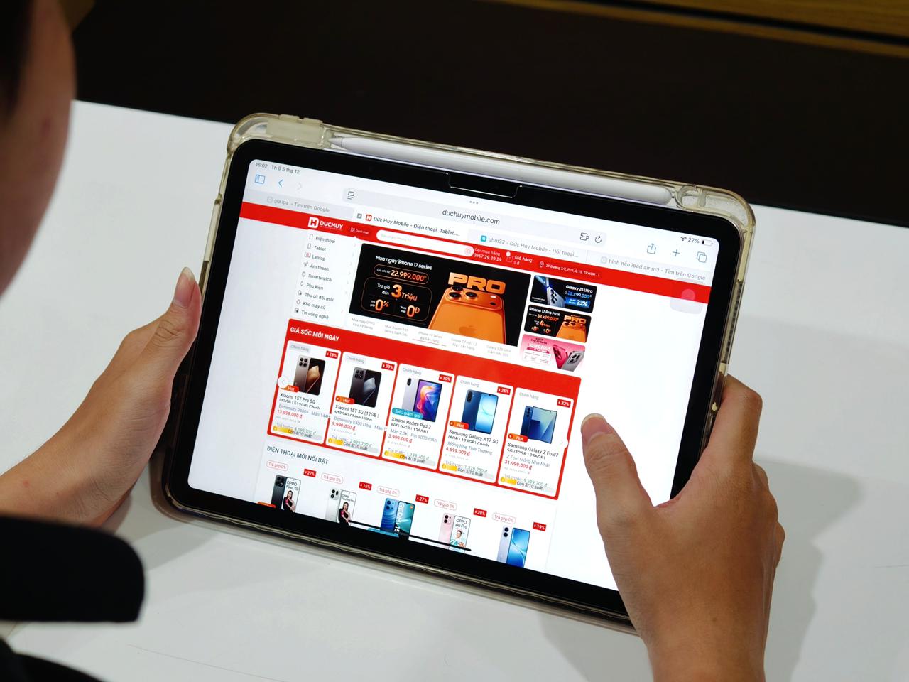 Trải nghiệm iPad Air 11 inch M3 Wifi 128GB 2025 mượt mà 