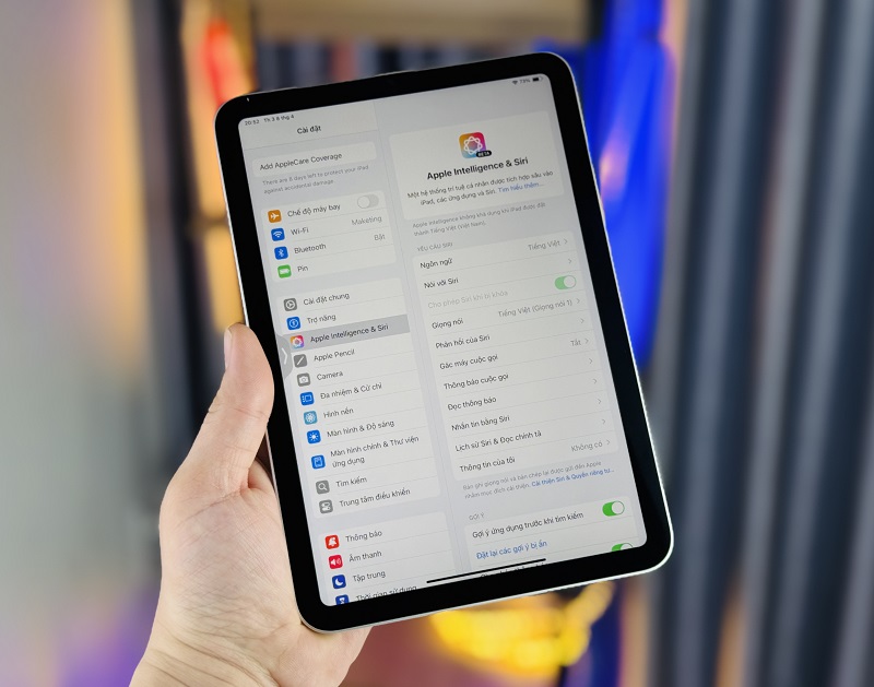 Công nghệ AI mới trên iPad mini 7 2024