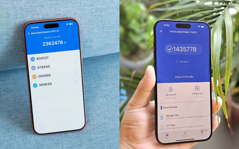 Hiệu năng: Chip A19 Pro mạnh mẽ hơn rất nhiều