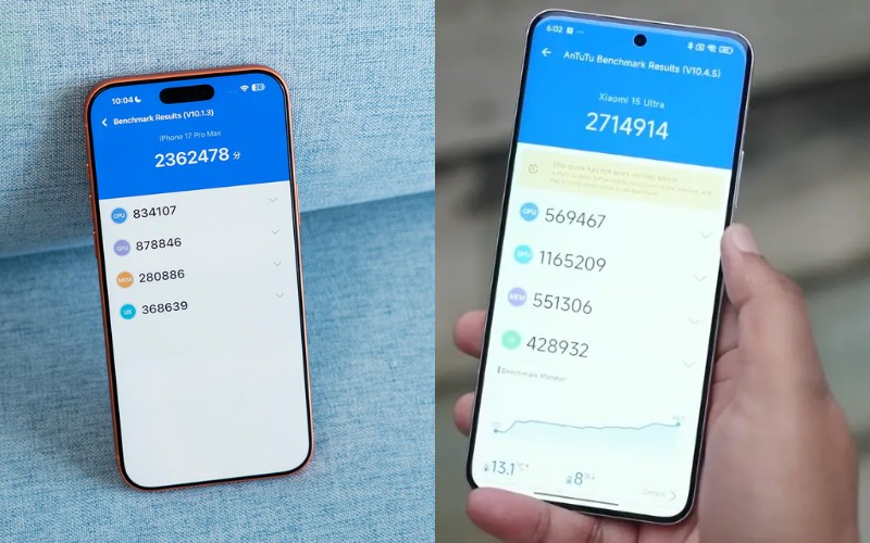Hiệu năng: iPhone 17 Pro Max có hiệu năng tốt hơn