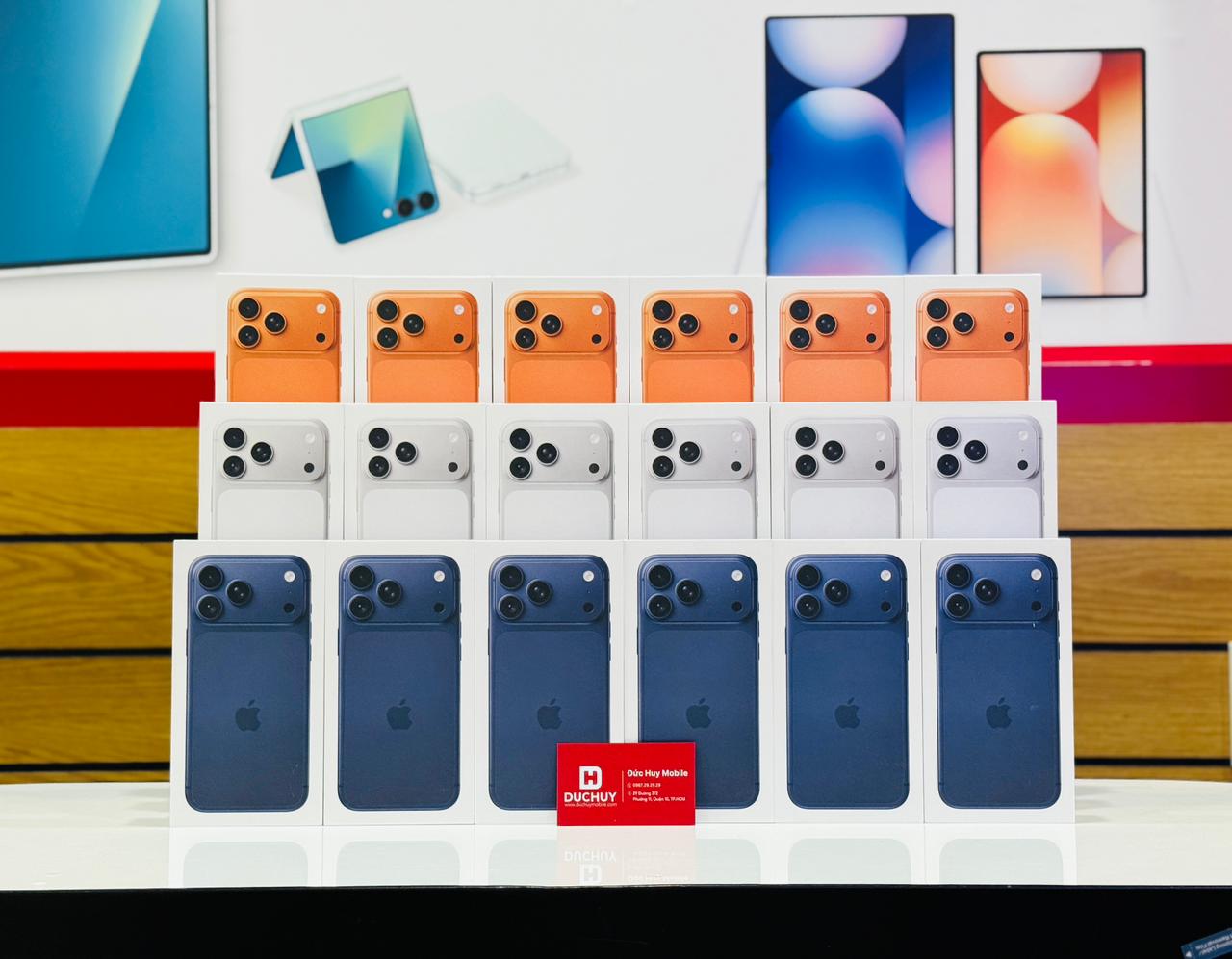 iPhone 17 Pro Max sẵn hàng bao la