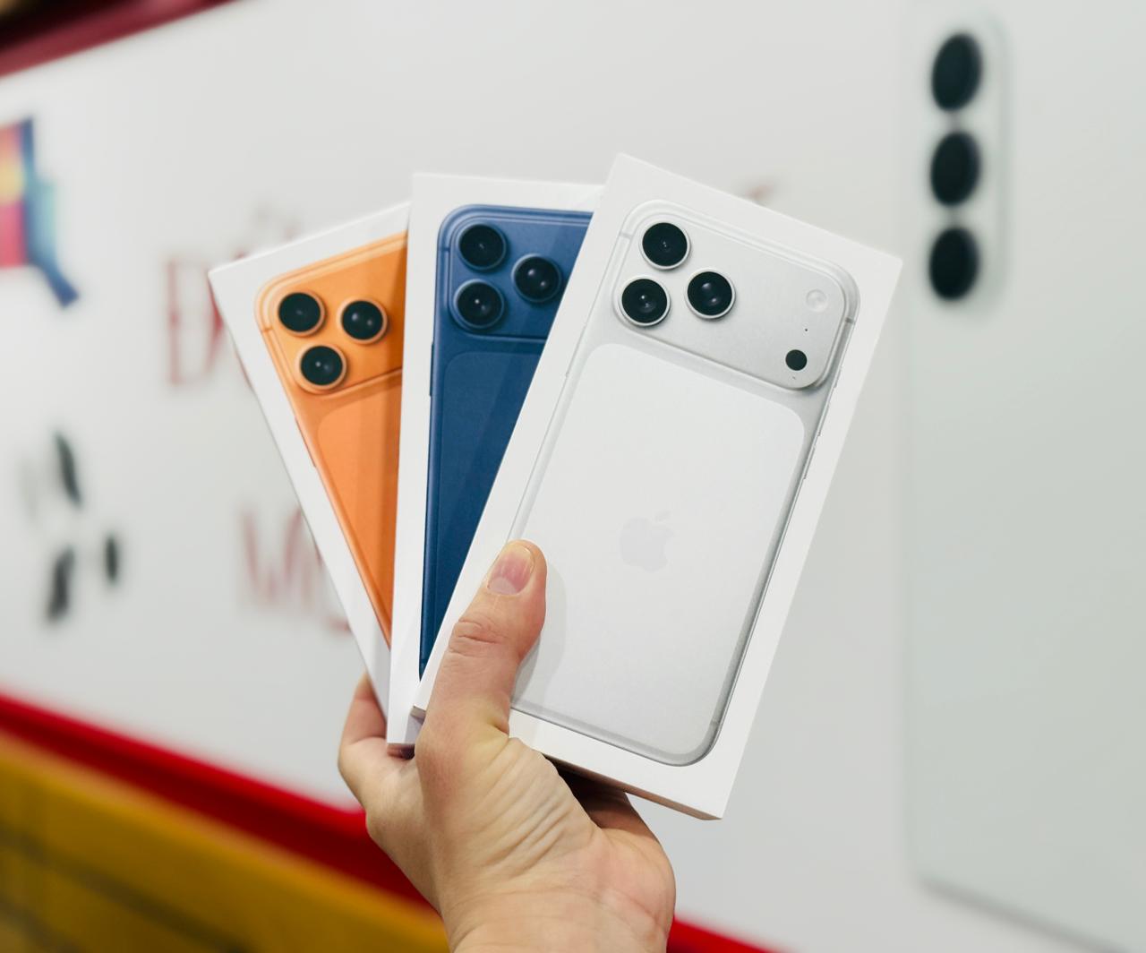 iPhone 17 Pro Max đủ màu