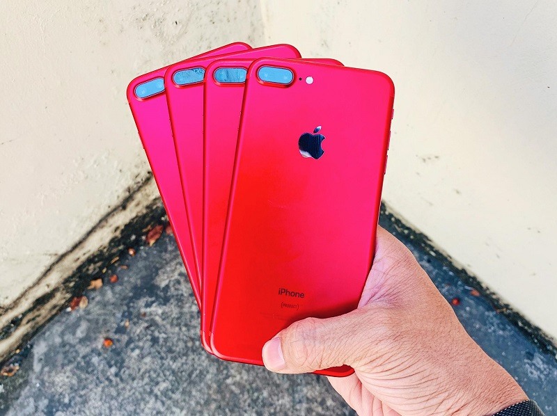 iphone 7 plus cũ màu đỏ