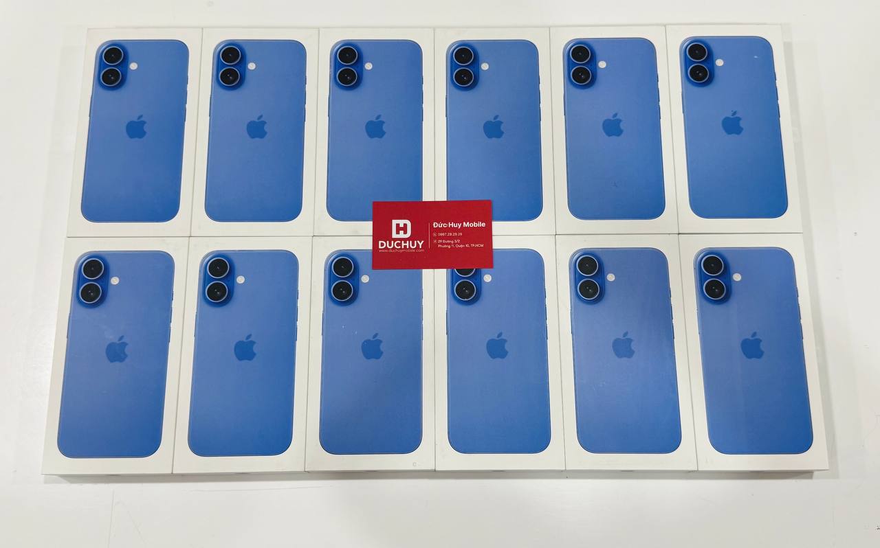 iPhone 16 128GB ra mắt và sẵn hàng tại Đức Huy Mobile