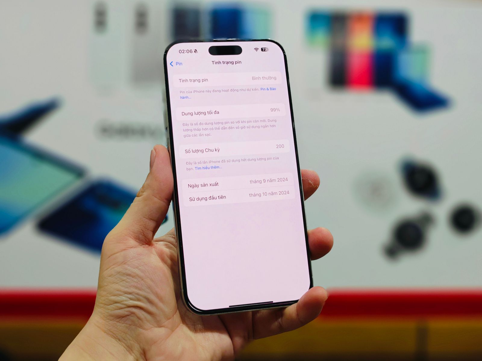 iPhone 16 Pro Max cũ pin cao có giá bán tốt 
