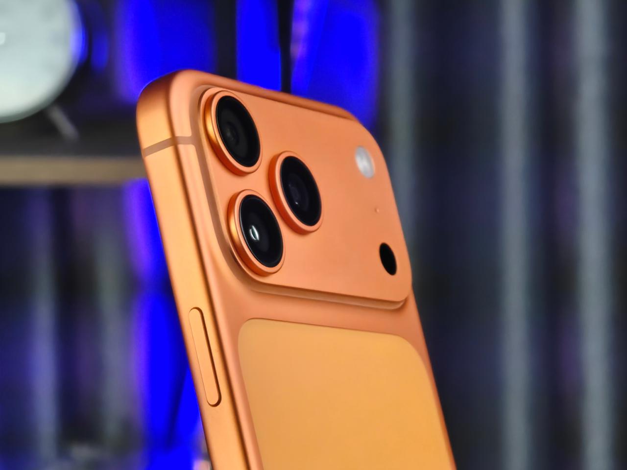 Góc cạnh của iPhone 17 Pro Max 512GB gia công tốt