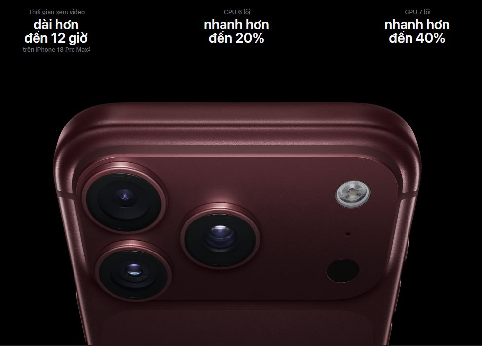 hiệu suất đồ họa iPhone 18 Pro có thể nhanh hơn tới 40% 17 Pro