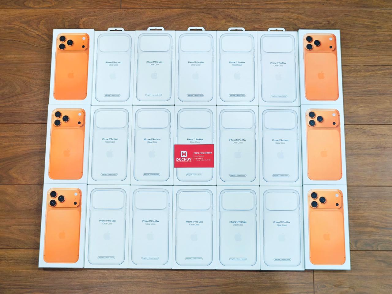 Ốp Lưng Trong Suốt MagSafe cho iPhone 17 Pro Max có hàng