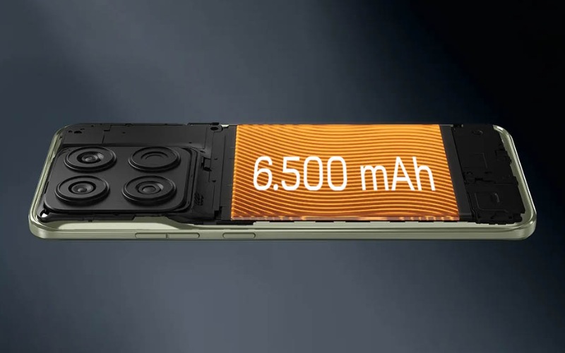 Pin 6500 mAh và công nghệ sạc nhanh 90W