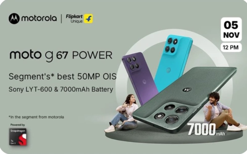 Motorola Moto G67 Power 5G ra mắt