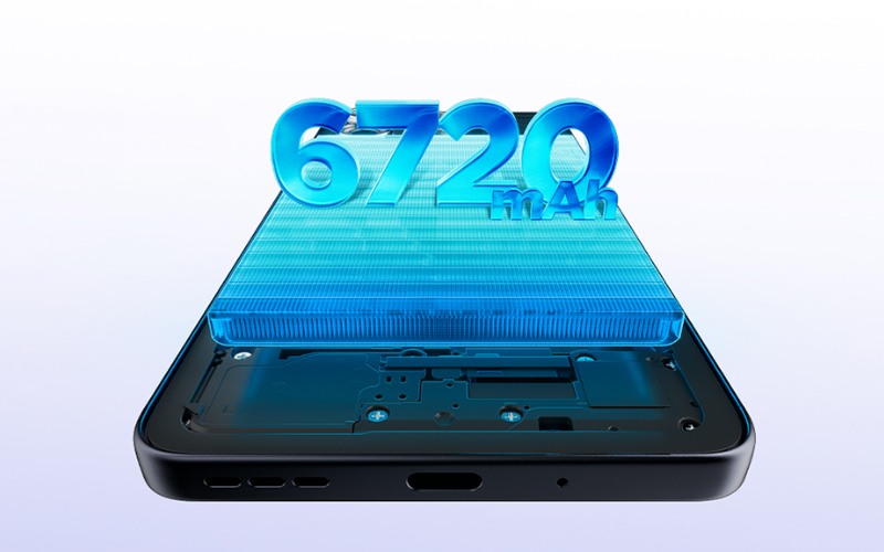 Pin ấn tượng với 6720mAh và sạc 30W