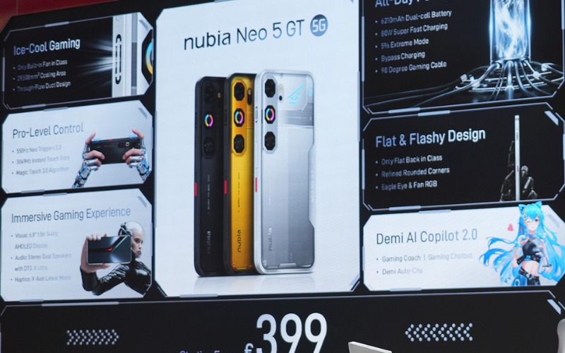Đánh giá nubia Neo 5 GT