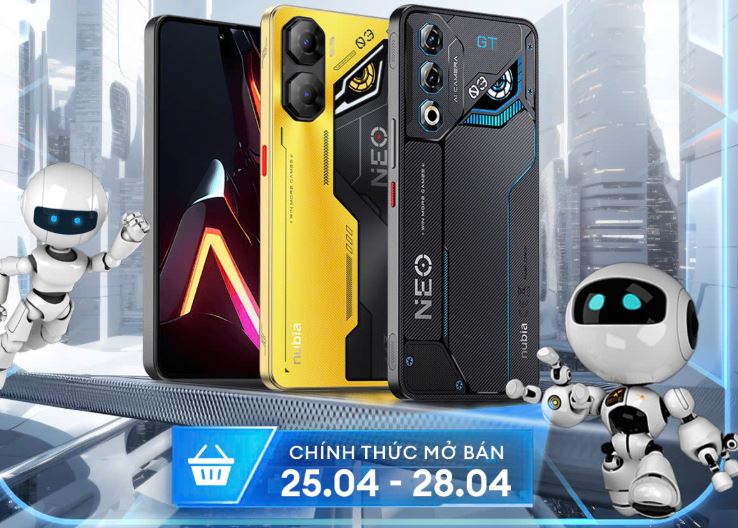 Nubia Neo 3 GT về Việt Nam từ ngày 25/04/2025