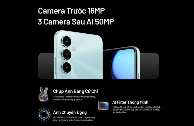 Nubia V80 Max 256GB có camera chụp ảnh cơ bản