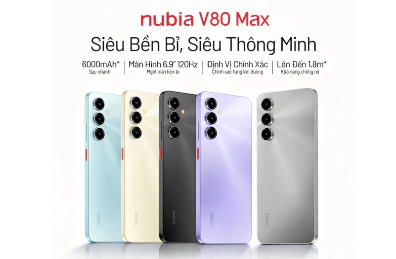 nubia V80 Max 256GB
