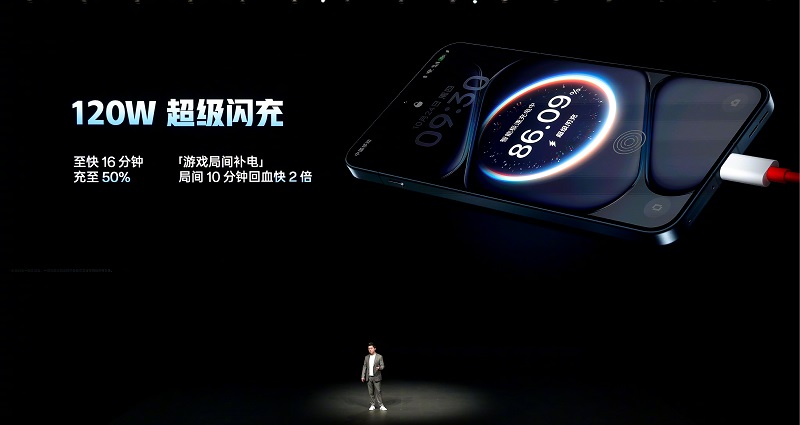 OnePlus Ace 6 có pin 7.800mAh, sạc nhanh 120W