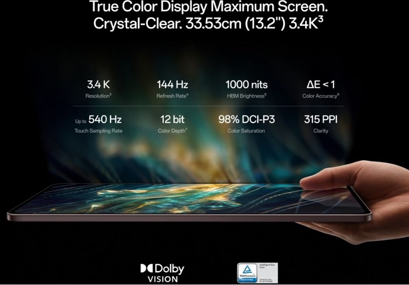 OnePlus Pad 4 có màn hình lớn 13,2 inch
