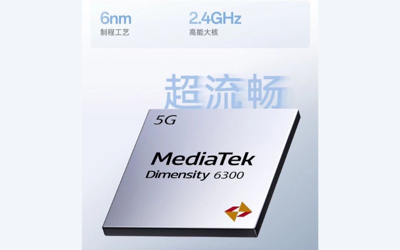 Chip Dimensity 6300 kết nối 5G mạnh mẽ