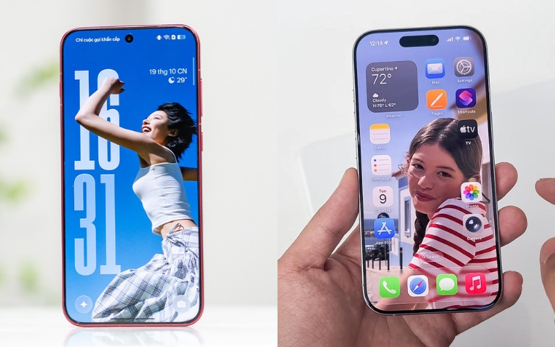 Màn hình: Chất lượng ngang ngửa nhau