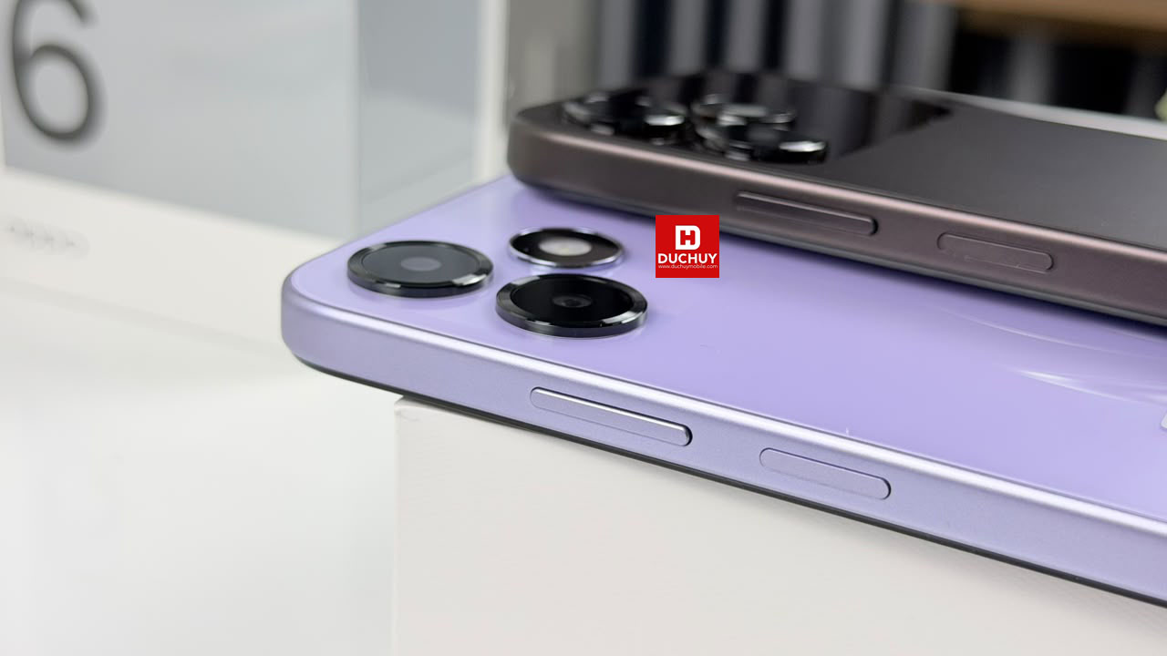 OPPO A6c có góc cạnh vuông vắn