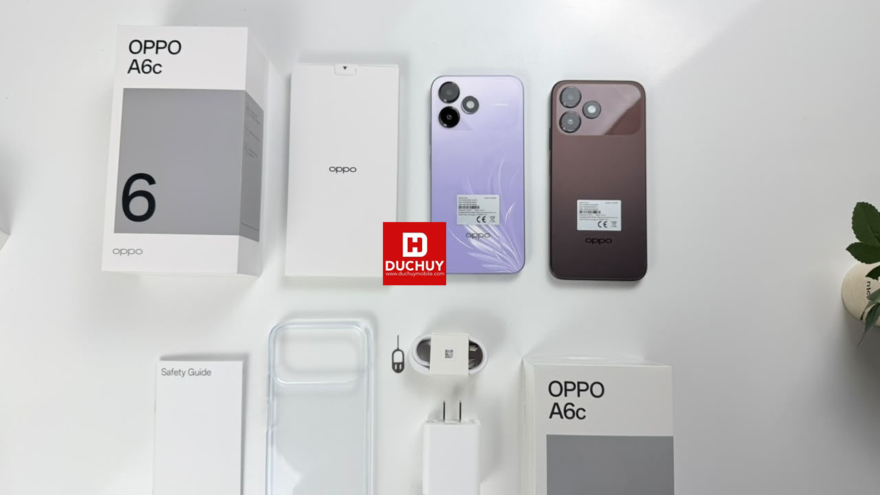 Toàn bộ phụ kiện của OPPO A6c