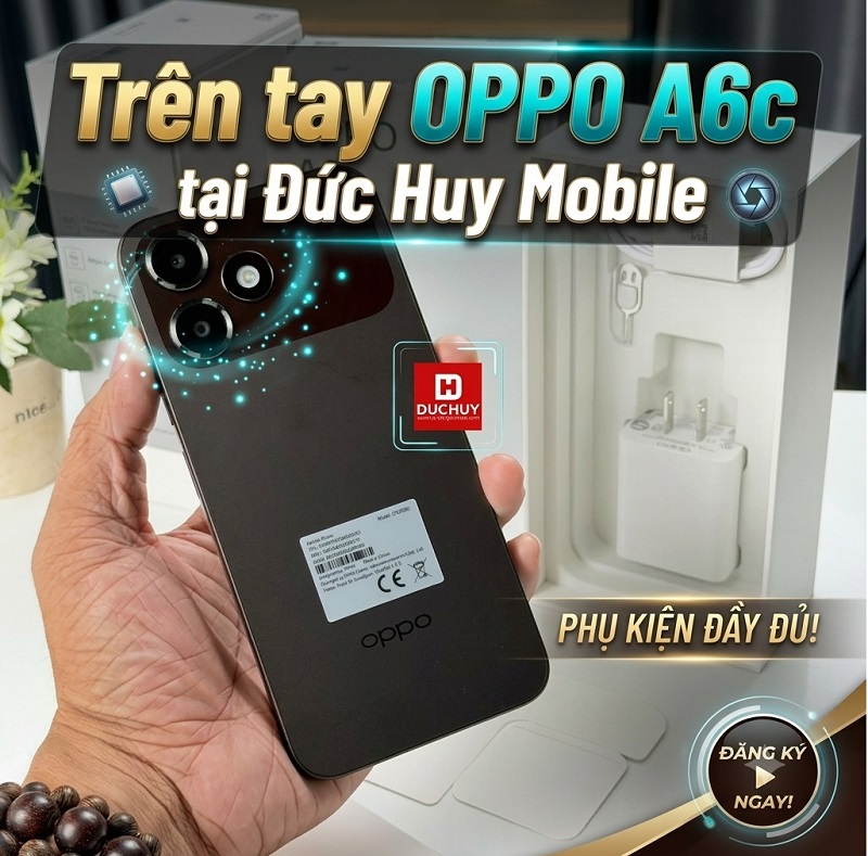 Trên tay OPPO A6c