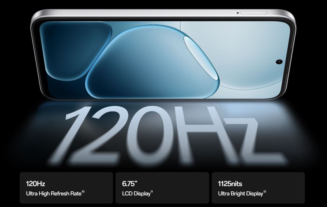 OPPO A6s có màn hình 6.75 inch độ phân giải HD+