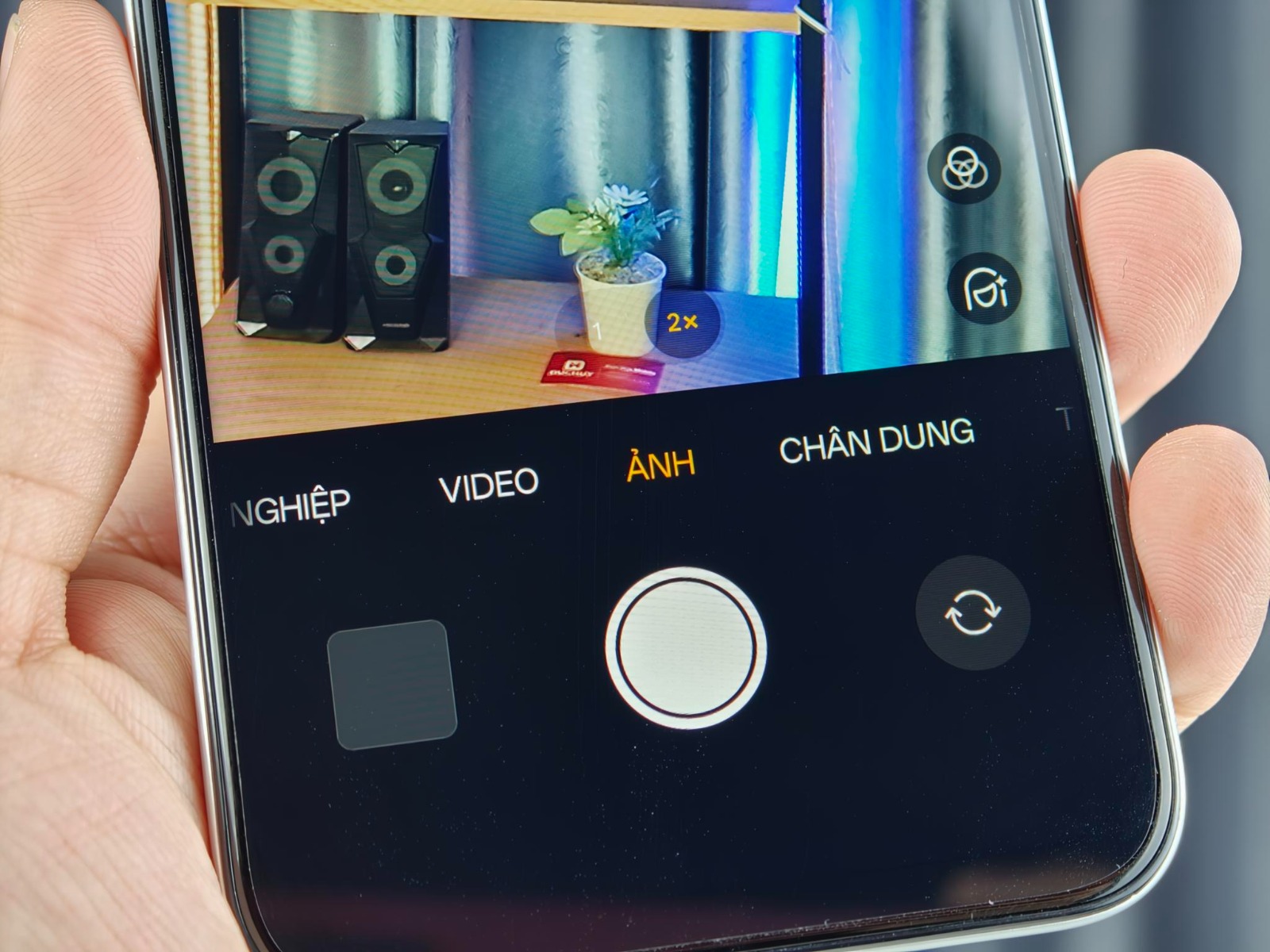 Giao diện chụp ảnh của OPPO A6t Pro