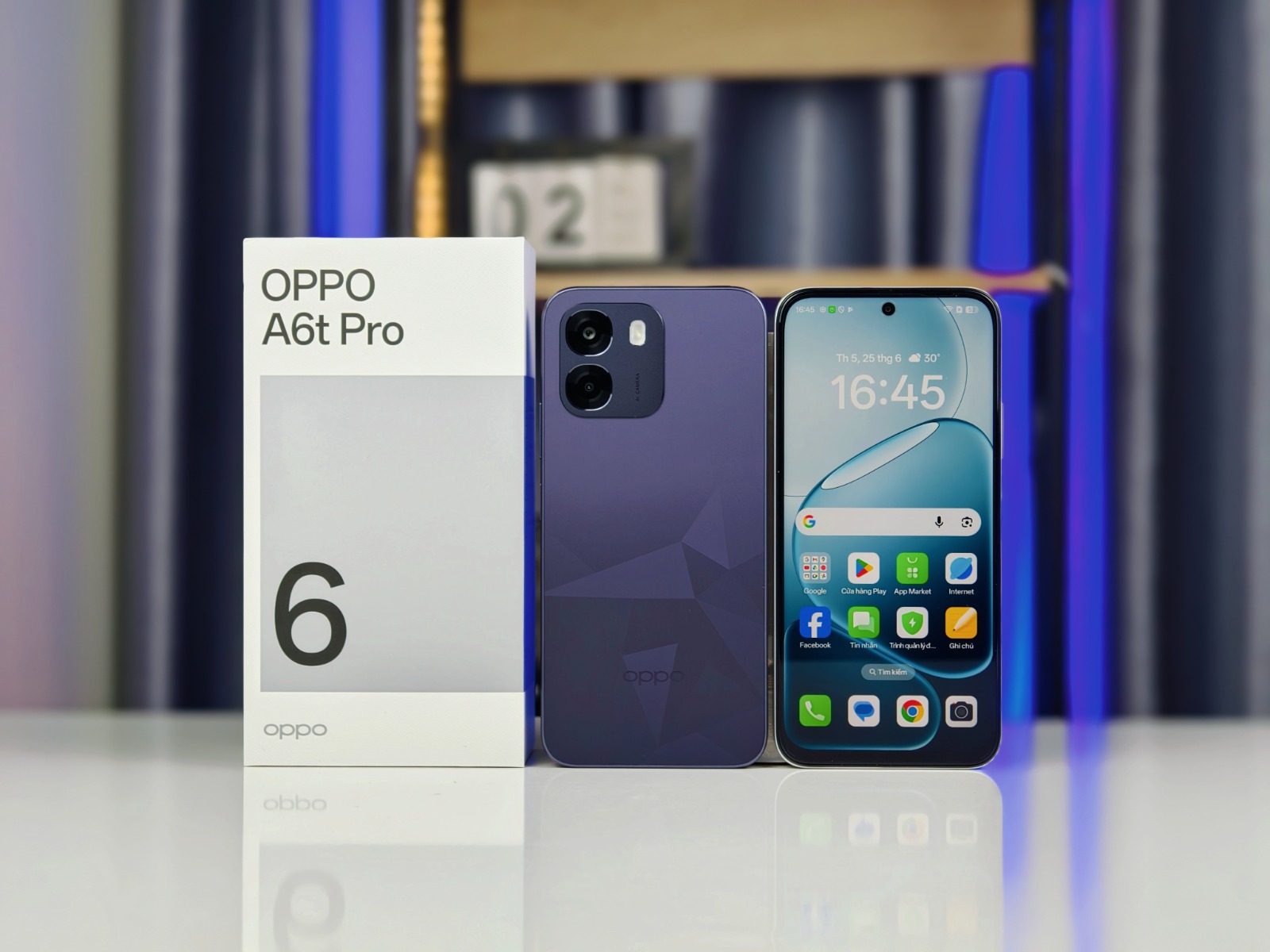 màn hình OPPO A6t Pro hiển thị sắc nét