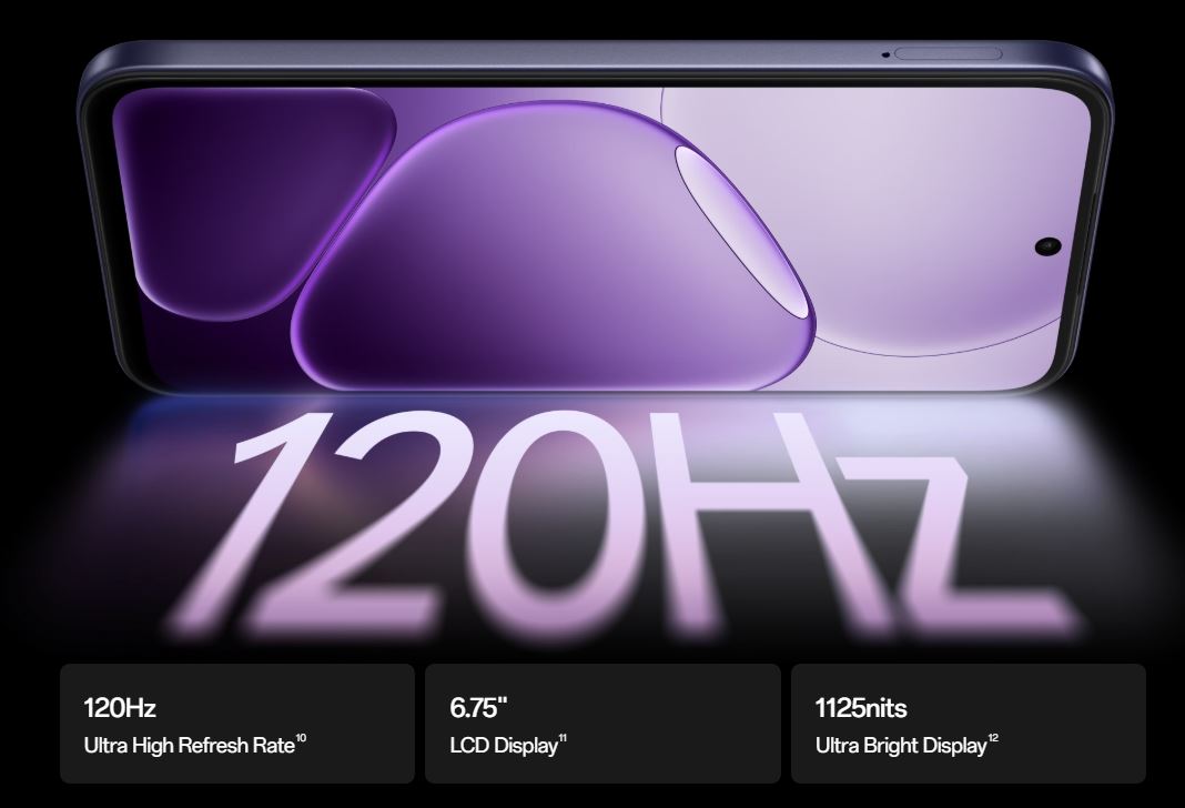 OPPO A6t Pro có màn hình 120Hz mượt mà 