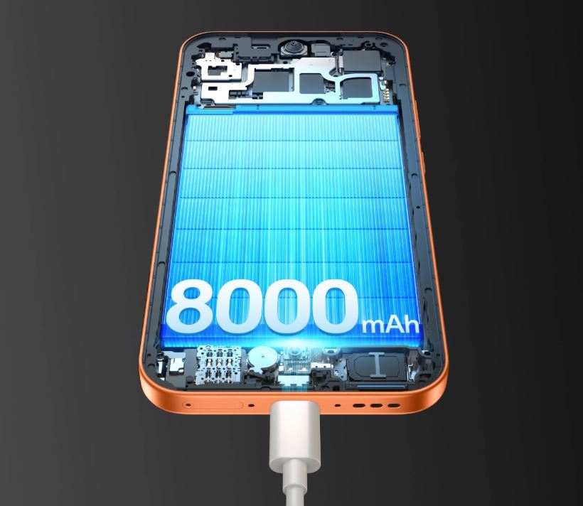 Oppo F35 Pro có pin 8.000mAh bền bỉ