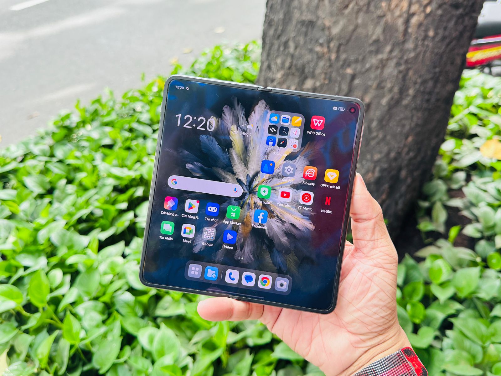Oppo Find N3 cũ có màn hình gập 7.82 inch sắc nét