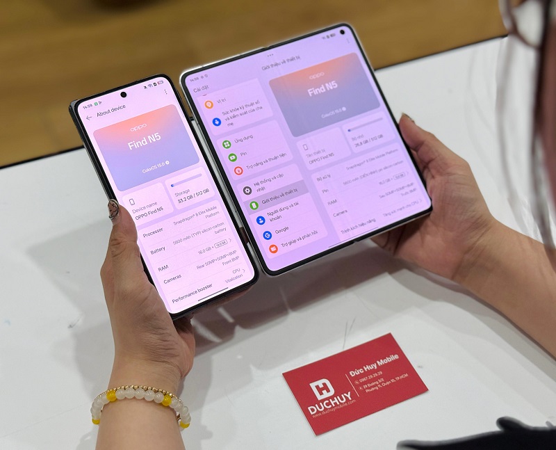 OPPO Find N5 cũ có cấu hình mạnh mẽ