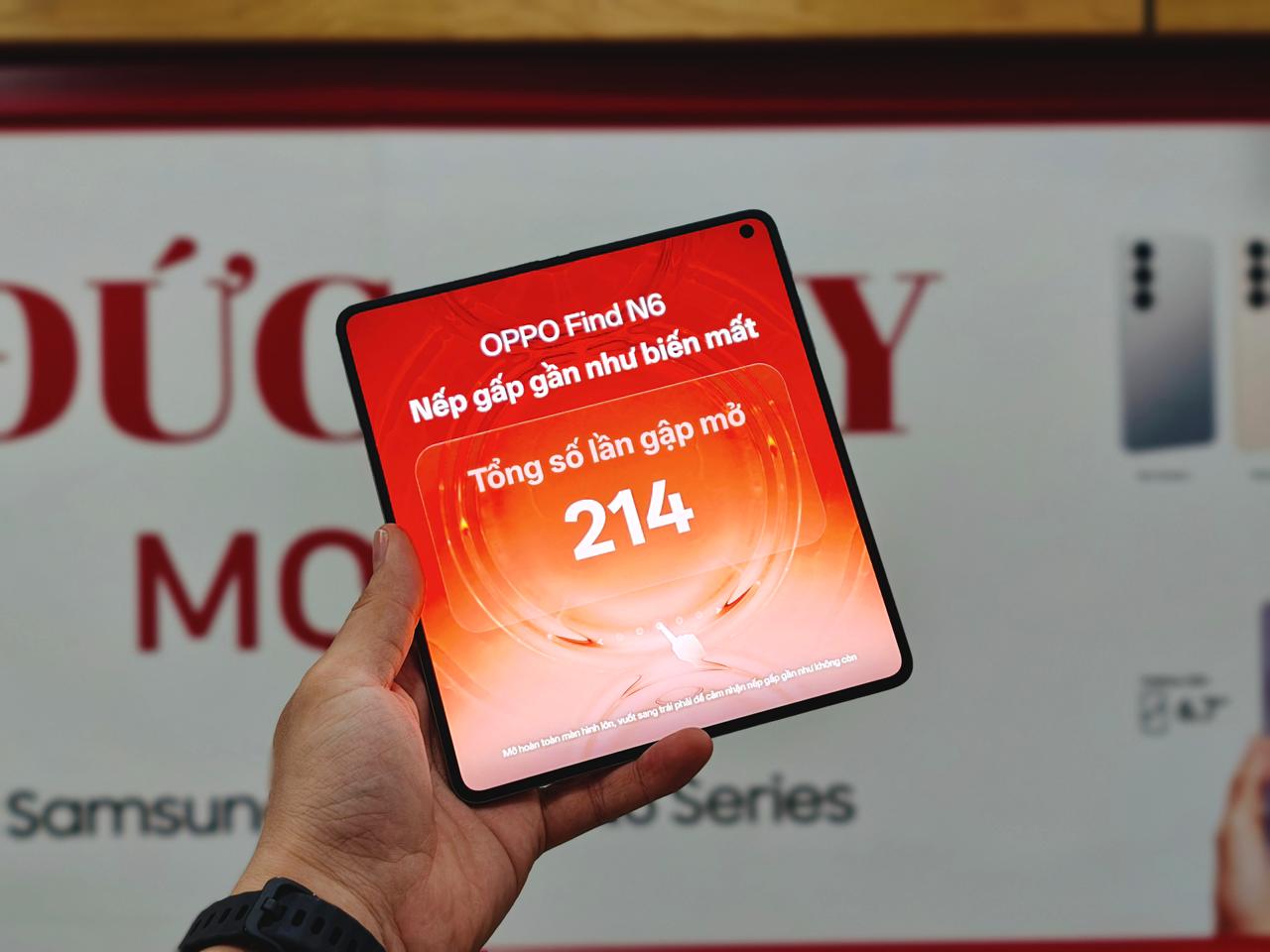 Trên tay OPPO Find N6 5G