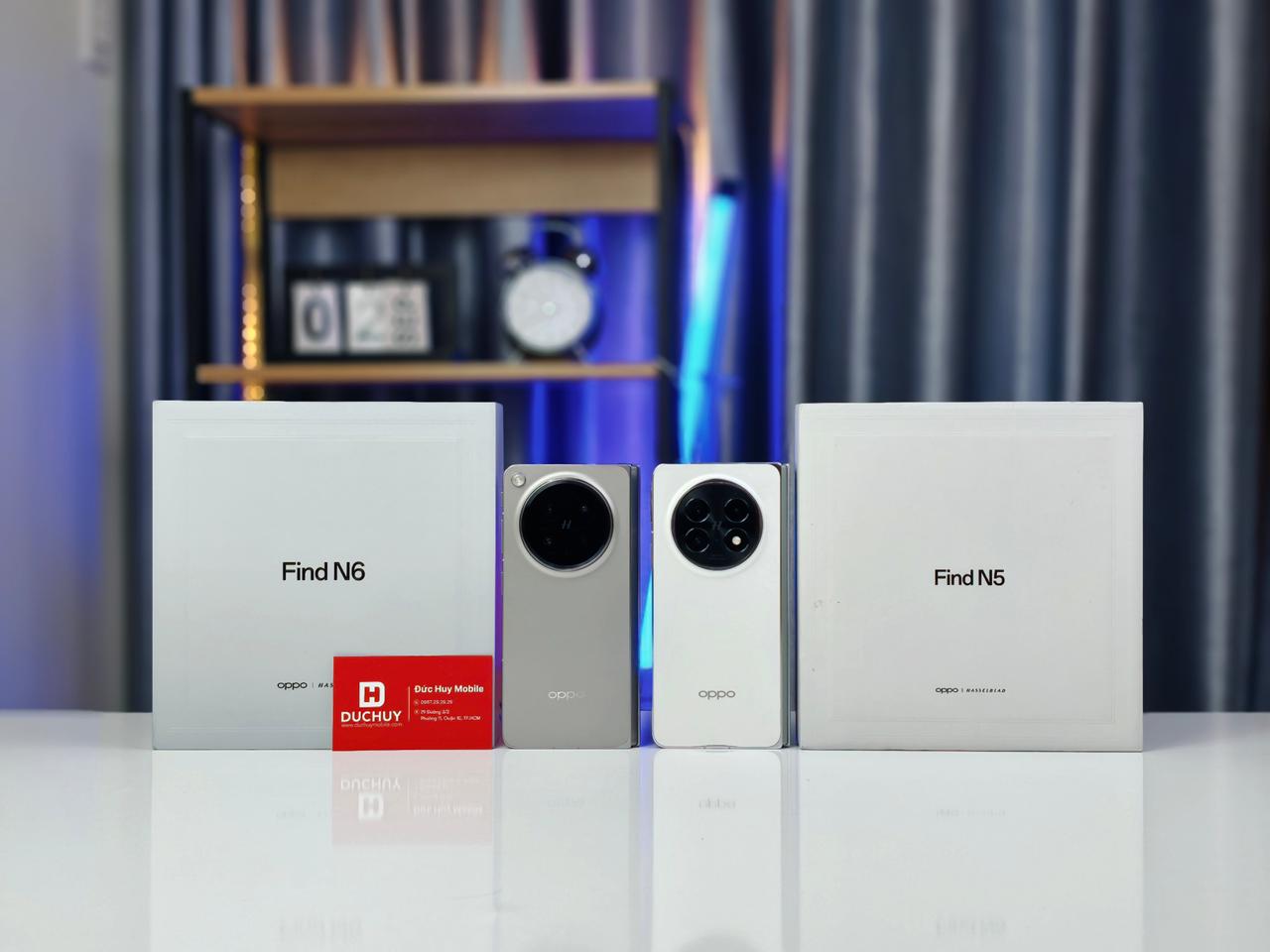 So sánh OPPO Find N6 với OPPO Find N5