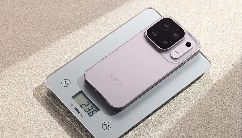 OPPO Find X10 Pro Max có trọng lượng 233g