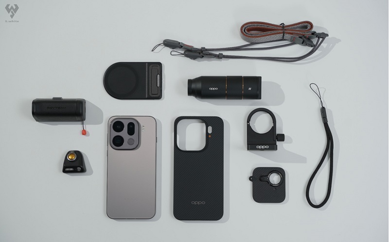 Cận cảnh phụ kiện Hasselblad Imaging Kit của OPPO Find X9 Pro 