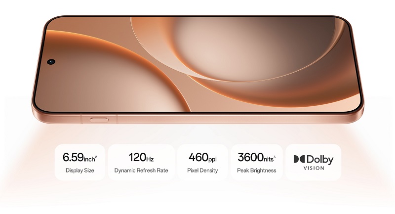 OPPO Find X9s 512GB được trang bị màn hình AMOLED 6.59 inch