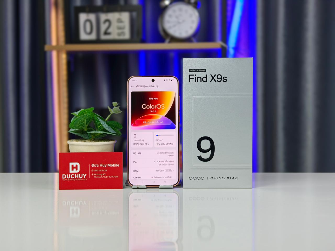 Thông tin cấu hình OPPO Find X9s