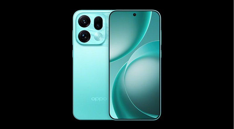 OPPO Find X9s Pro màu Xanh Cyan